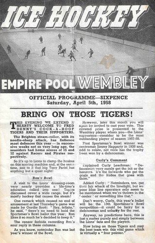 1958 wembley lions - 1958,