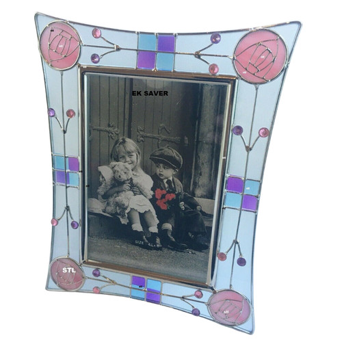Photo frame metal and wooden - metal,