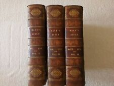 ANTIQUE BIBLE- G. DOYLY&R. MANT-WITH MAPS & ENGRAVINGS-IN 3 VOL- CAMBRIDGE -1830