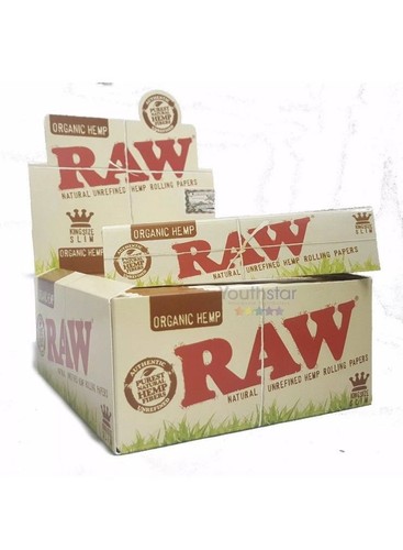 Raw organic hemp king size - king,