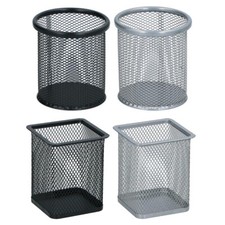 Desk Tidy Mesh Pen Pot Metal