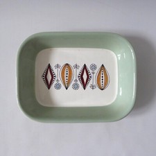 Egersund Norway 'Kongo' vintage retro cooking oven casserole dish rectangular