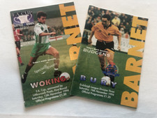 Barnet FC Programme V WOKING