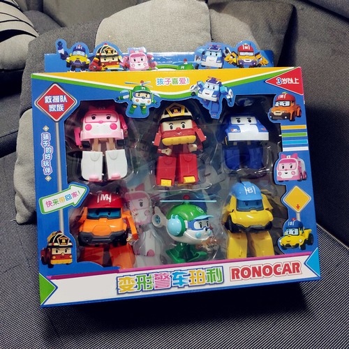 Hot 6pcs robocar - robocar, poli