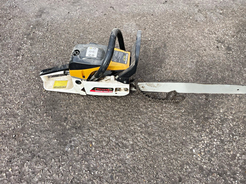 Petrol chainsaw and chain - petrol,