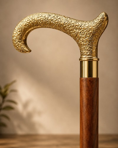 Luxury brass floral derby - luxury,