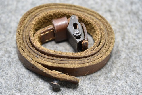 German leather rifle sling - german,