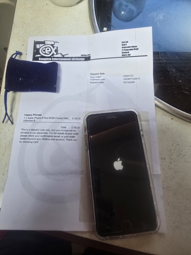 Apple iphone plus red 64gb - plus,