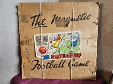 Super Soccer Vintage 1960s Magnetic Football Game By Balyna Boxed - Pitch Only