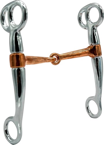 Western tom thumb snaffle bit - thumb,
