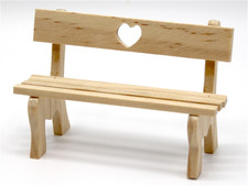 Love Heart Garden Bench, Dolls