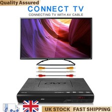 Portable DVD Player Multi-Region USB - Remote Control & CD/VCD/MP3 Support