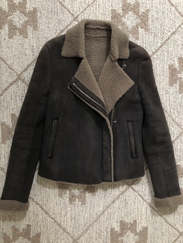 Theory brown shearling - theory,