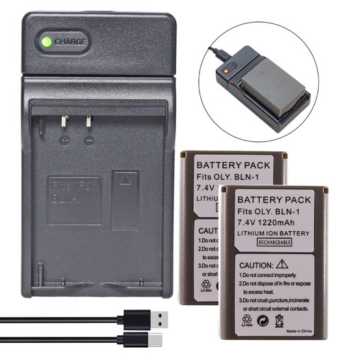 2pcs bln battery charger - +,