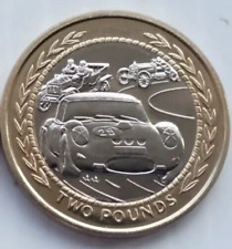 Isle of Man "TT " 1998 Vintage Car Rally £2 Coin Uncirculated