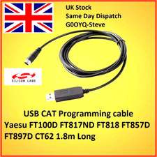 CT62 USB CAT Programming cable for Yaesu FT-100D FT-817ND FT-818 FT-857D FT-897D