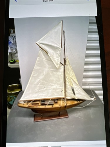 Vintage wooden sailboat yacht - vintage,