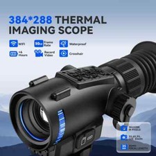 IR Thermal Imaging Monocular 35mm Focus 384X288 50Hz Night Vision Camera Scope