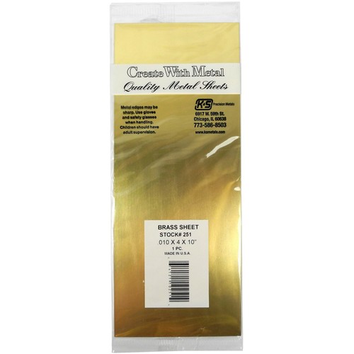 Brass sheet 010 x 10 - sheet,