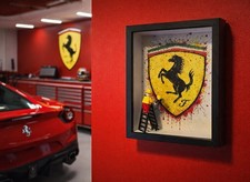 Ferrari Frame Art Wall Garage