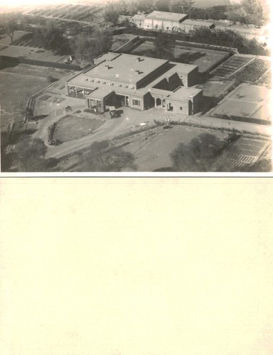 Vintage snapshot aerial view - vintage,