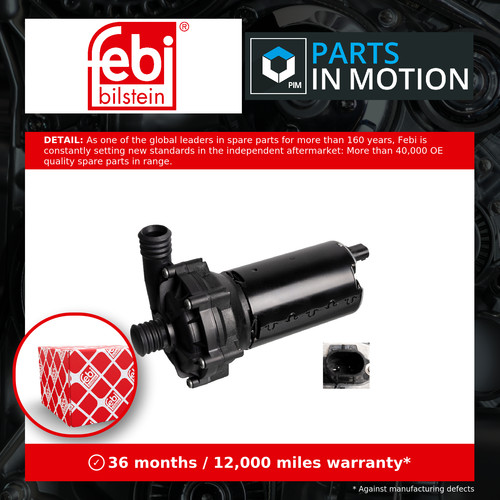 Water pump for - pump, heater