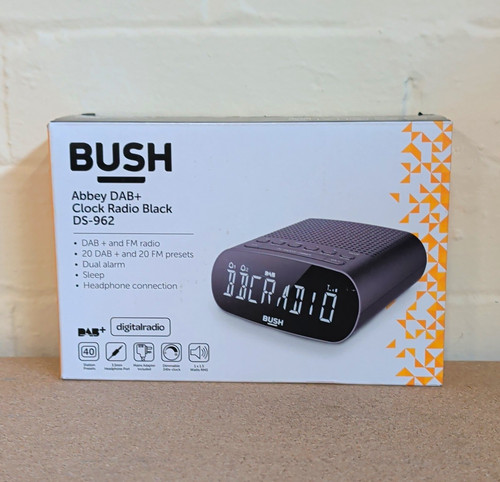 Bush abbey dab clock radio - bush, dab+