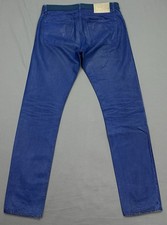 ALEXANDER McQUEEN JEANS - WAXED LOOK - Men's Size IT 50 - 35" Waist - Leg 32"