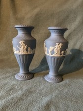 2 Wedgwood Blue Jasperware