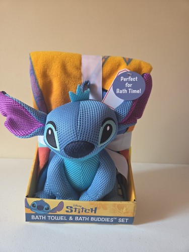 Disney stitch bath towel - bath, &