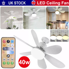 Large Ceiling Fan E27 Socket