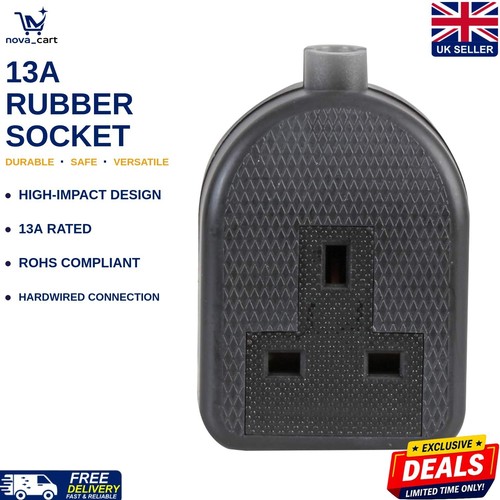 Rubber socket gang 13a - -,