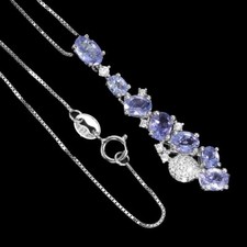 Silver Pendant Tanzanite