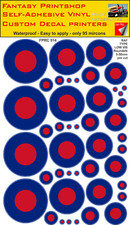 RAF Roundels Mixed Pack Vinyl