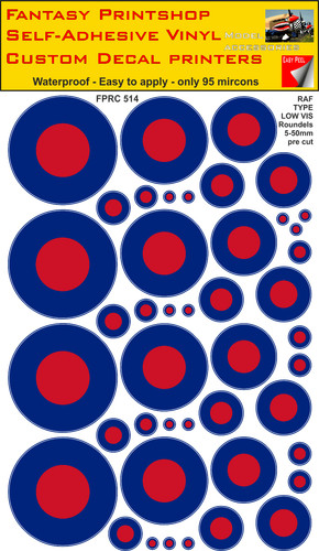 Raf roundels mixed pack vinyl - raf,