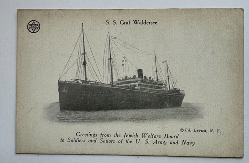 Vintage ship postcard graf - ship,