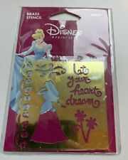 DISNEY PRINCESS BRASS STENCIL