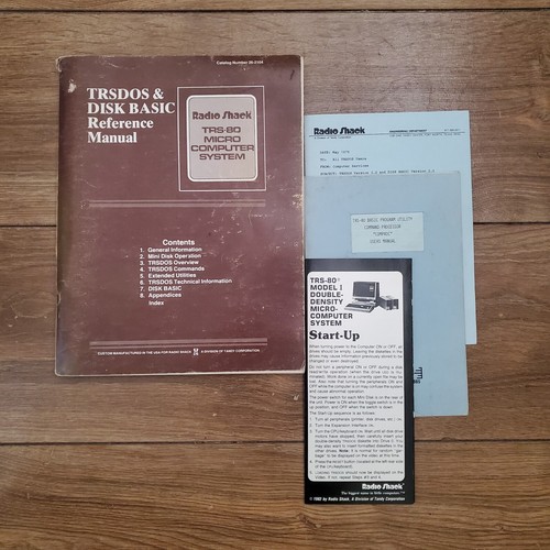Radio shack trs - trs-80, job