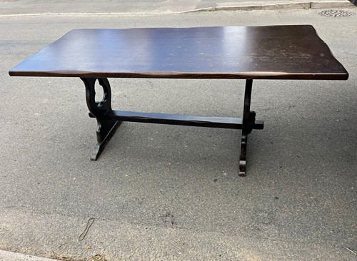 Vintage dark stained wooden - vintage, dark-stained