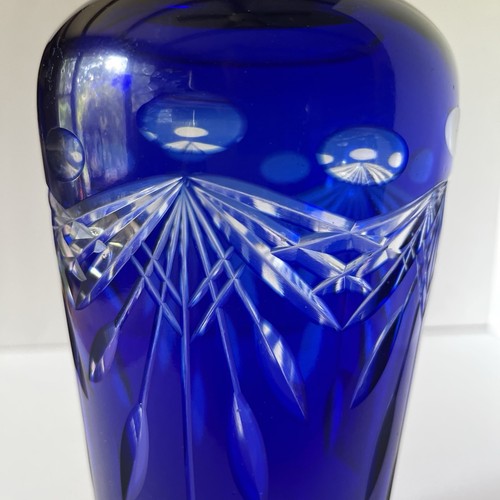 Antique czech glass cobalt - antique,