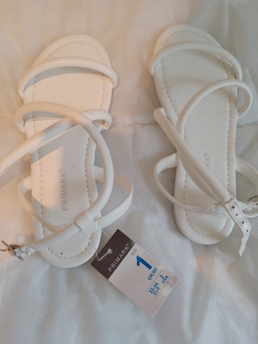 Primark white sandals - primark, size