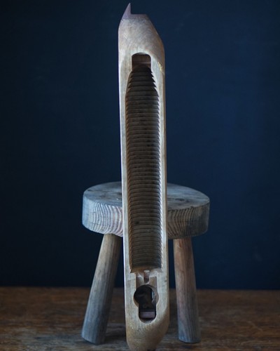 Vintage wooden weaving loom - wooden,
