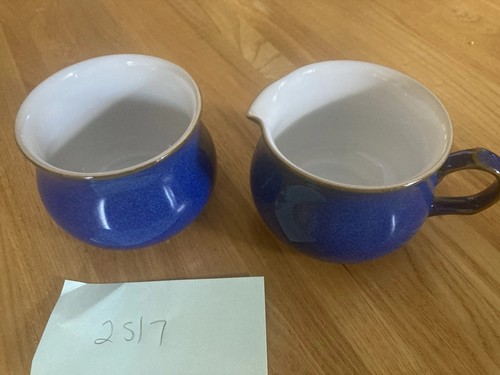 Denby imperial blue - sugar, bowl