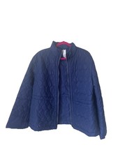 MarlaWynne WynneLayers Quilted Reversible Jacket Women's Size M UK Navy Blue
