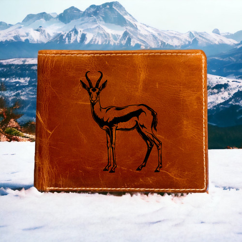 Springbok leather wallet - leather,