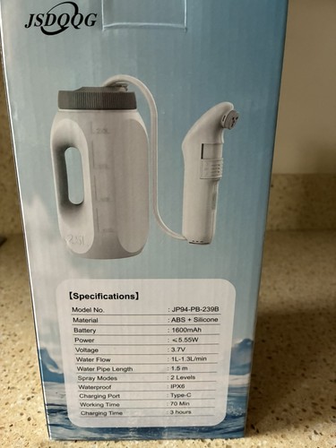 Portable bidet sprayer with - portable,