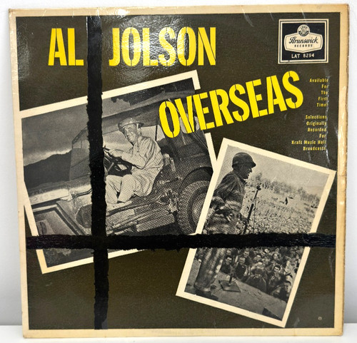 Jolson overseas vinyl lp - jolson,