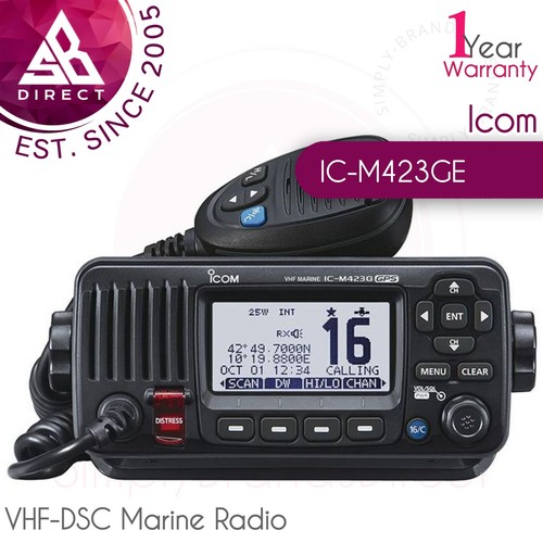 Icom m423ge vhf dsc marine - icom, ic-m423ge