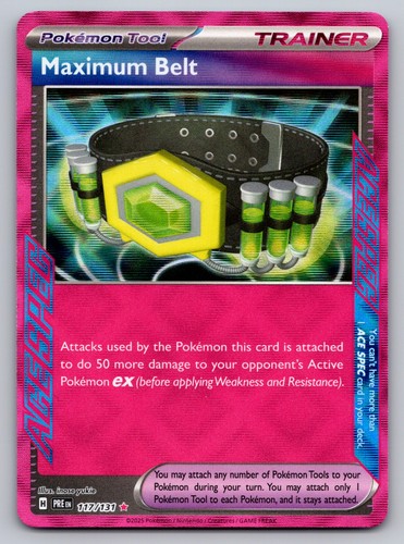 Maximum belt holo ace spec - holo,