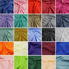 Plain Coloured Polycotton Fabric Dress Craft Costume Poly Cotton Great Quality